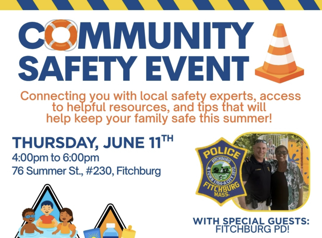 COMMUNITY SAFETY EVENT flyer banner