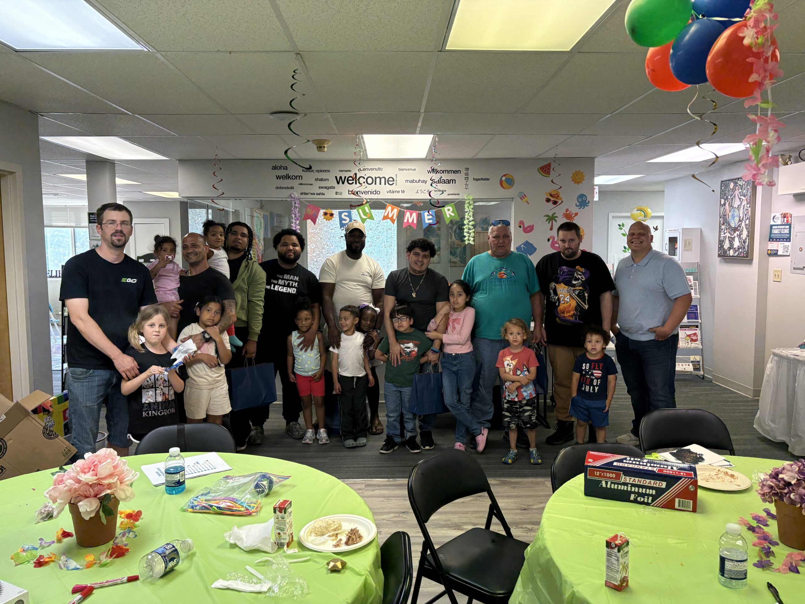 The group at Fitchburg FRC Father's Day event