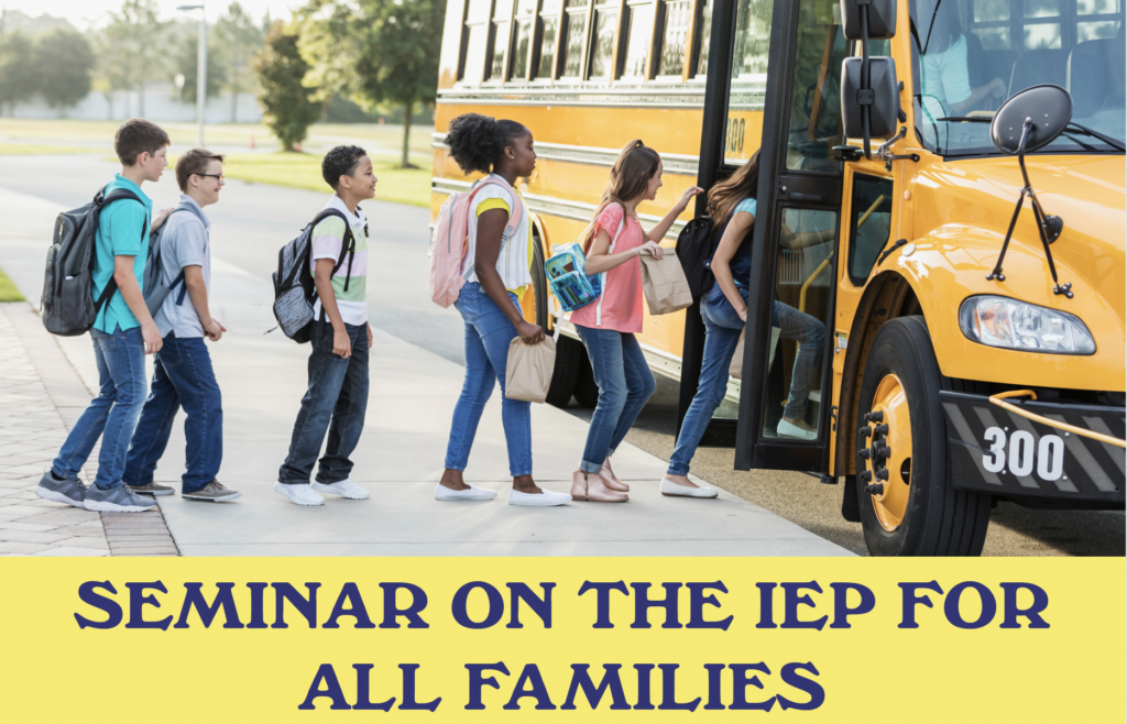 IEP Seminar Flyer